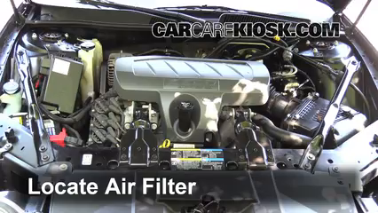 2007 Buick LaCrosse CXL 3.8L V6 Filtro de aire (motor) Cambio